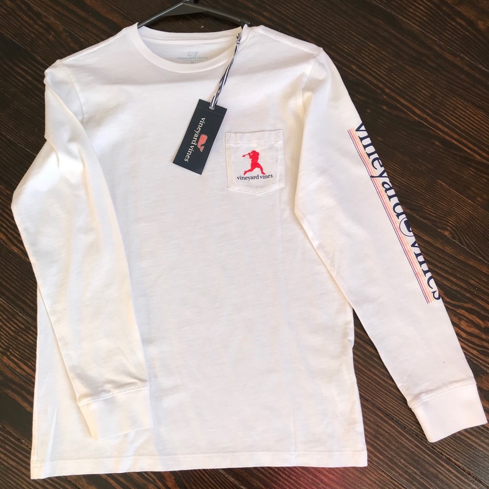 Vineyard Vines Long-Sleeve Pocket Tee- New!